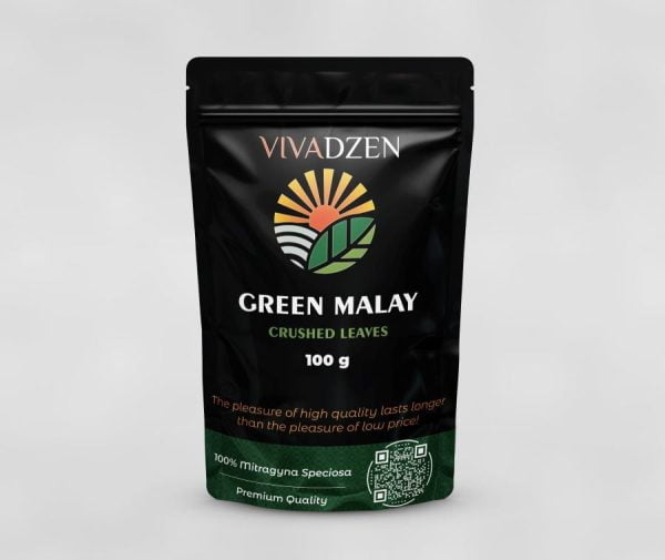 Green Malay Kratom Crushed Leaf